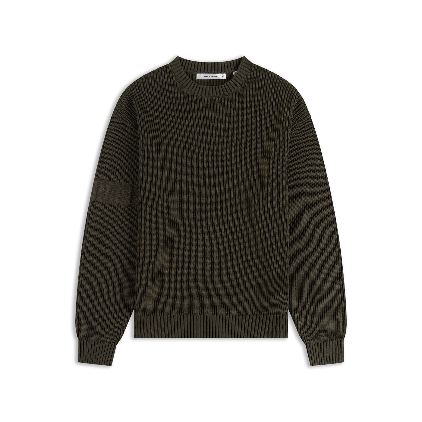 Rosin Green Band Knit Sweater