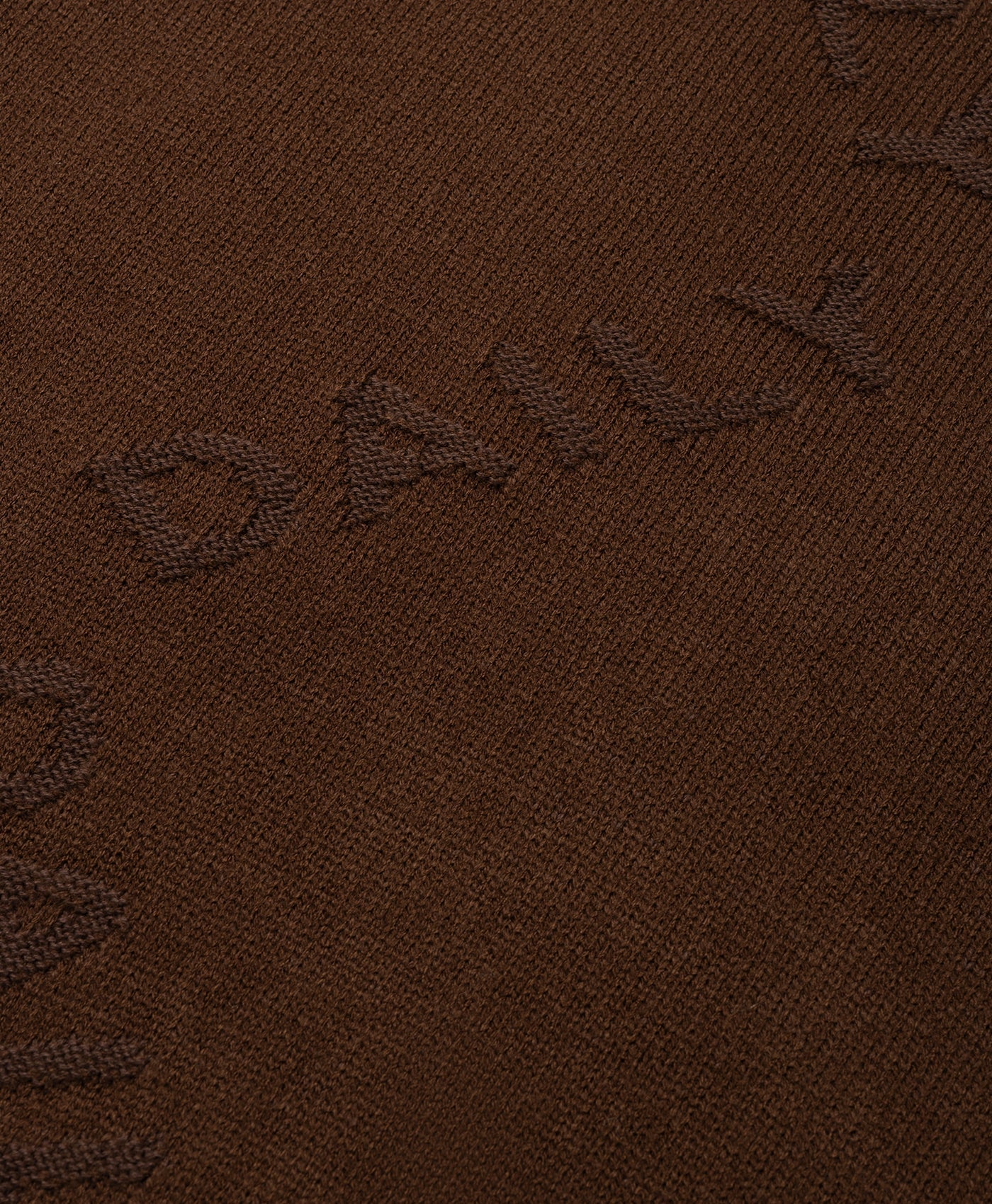 Brown Diamond Knit Sweater