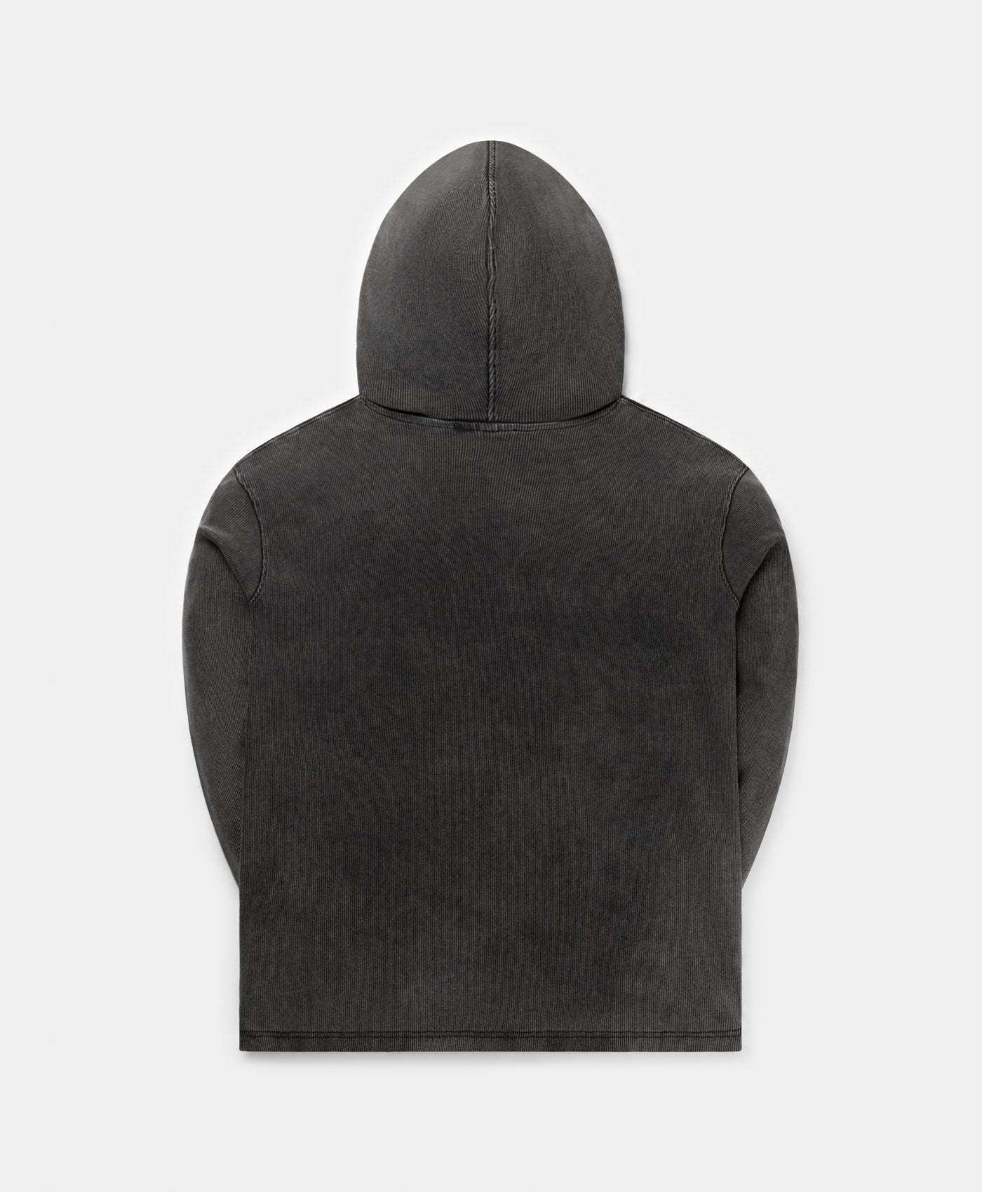 Black Zawadi Rib Hoodie
