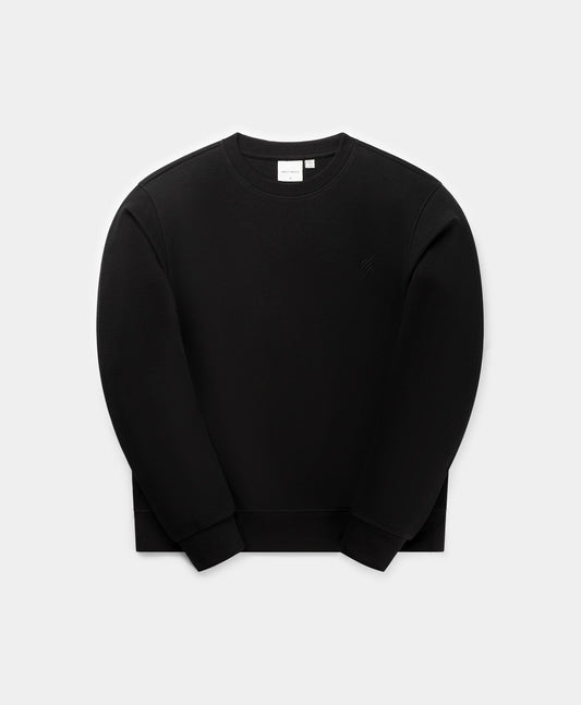 Black Mono Rib Sweater