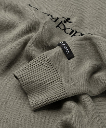 Shadow Green Forum Knit Sweater