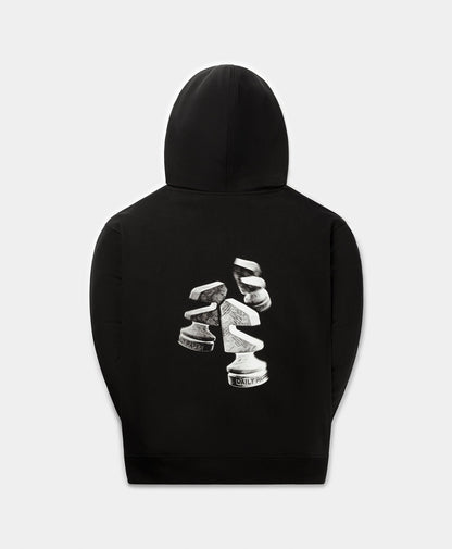 Black Overlooked Hoodie