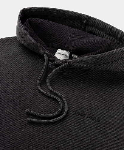 Black Zawadi Rib Hoodie
