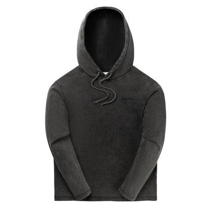 Black Zawadi Rib Hoodie